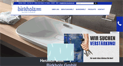 Desktop Screenshot of birkholz-haustechnik.de